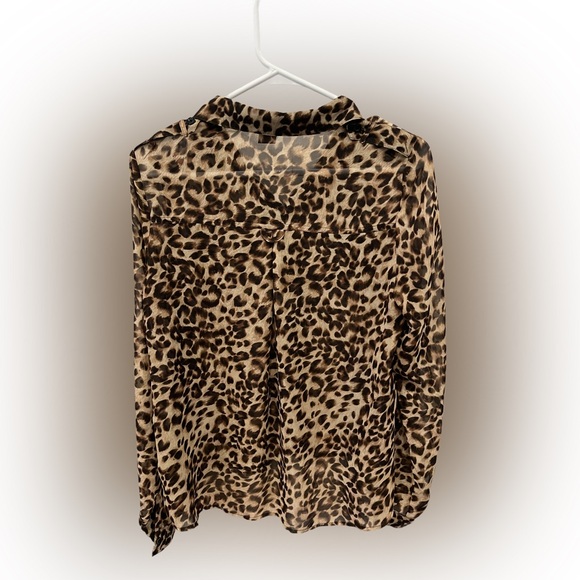 EUC Animal Print Blouse - Brand Love 21 - Picture 5 of 7